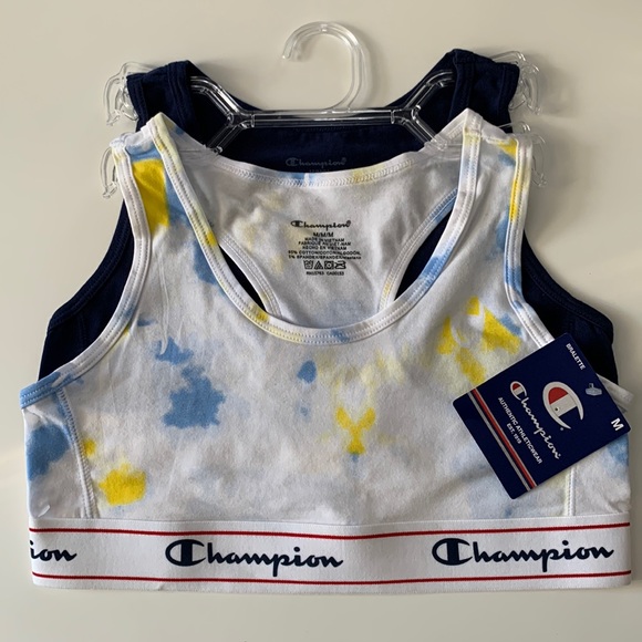 BNWT 2-pack Champion Cotton Sports Bras - Picture 1 of 5